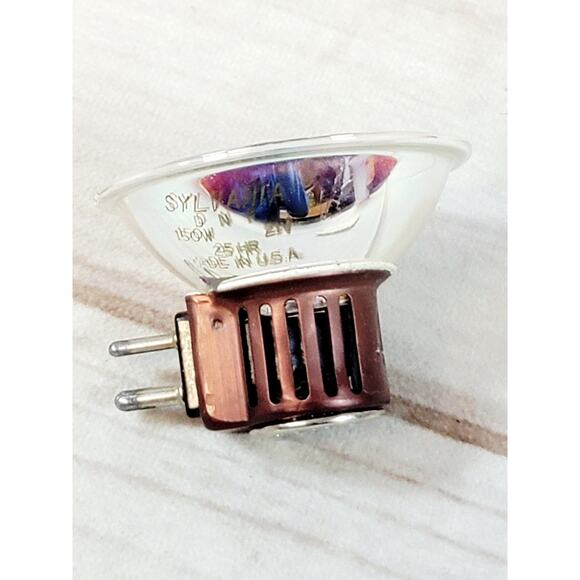 GE Quartzline Projector Projection Lamp Bulb DNF 21V 150W Vintage - Picture 8 of 10